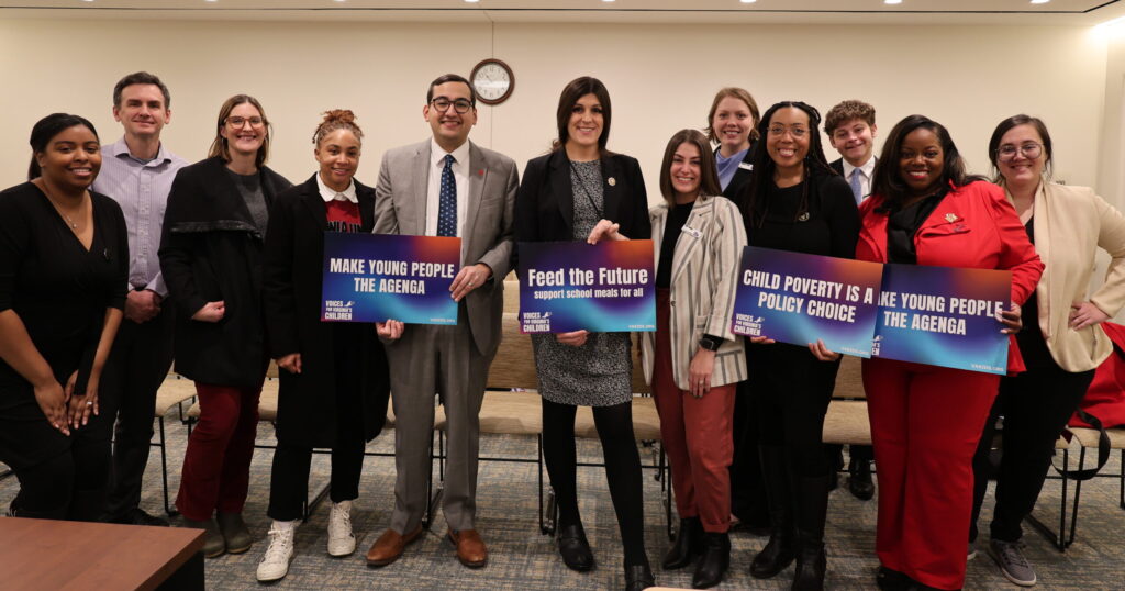 Image of Healthy School Meals for All Coalition Members on Advocacy Day